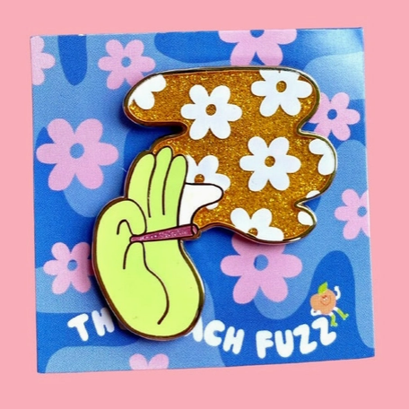 Flower Power Enamel Pin